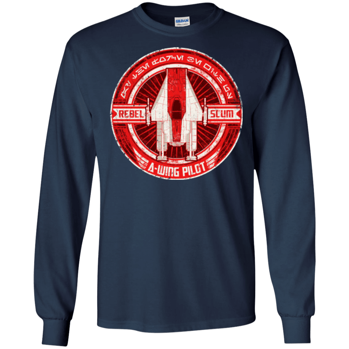 T-Shirts Navy / S A-Wing Men's Long Sleeve T-Shirt