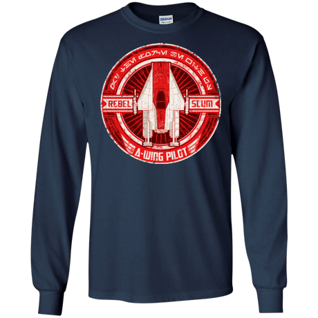 T-Shirts Navy / S A-Wing Men's Long Sleeve T-Shirt