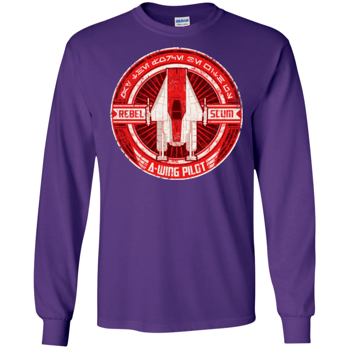 T-Shirts Purple / S A-Wing Men's Long Sleeve T-Shirt