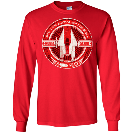 T-Shirts Red / S A-Wing Men's Long Sleeve T-Shirt