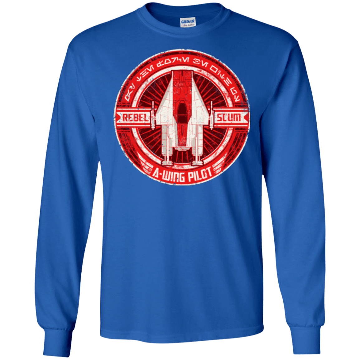 T-Shirts Royal / S A-Wing Men's Long Sleeve T-Shirt