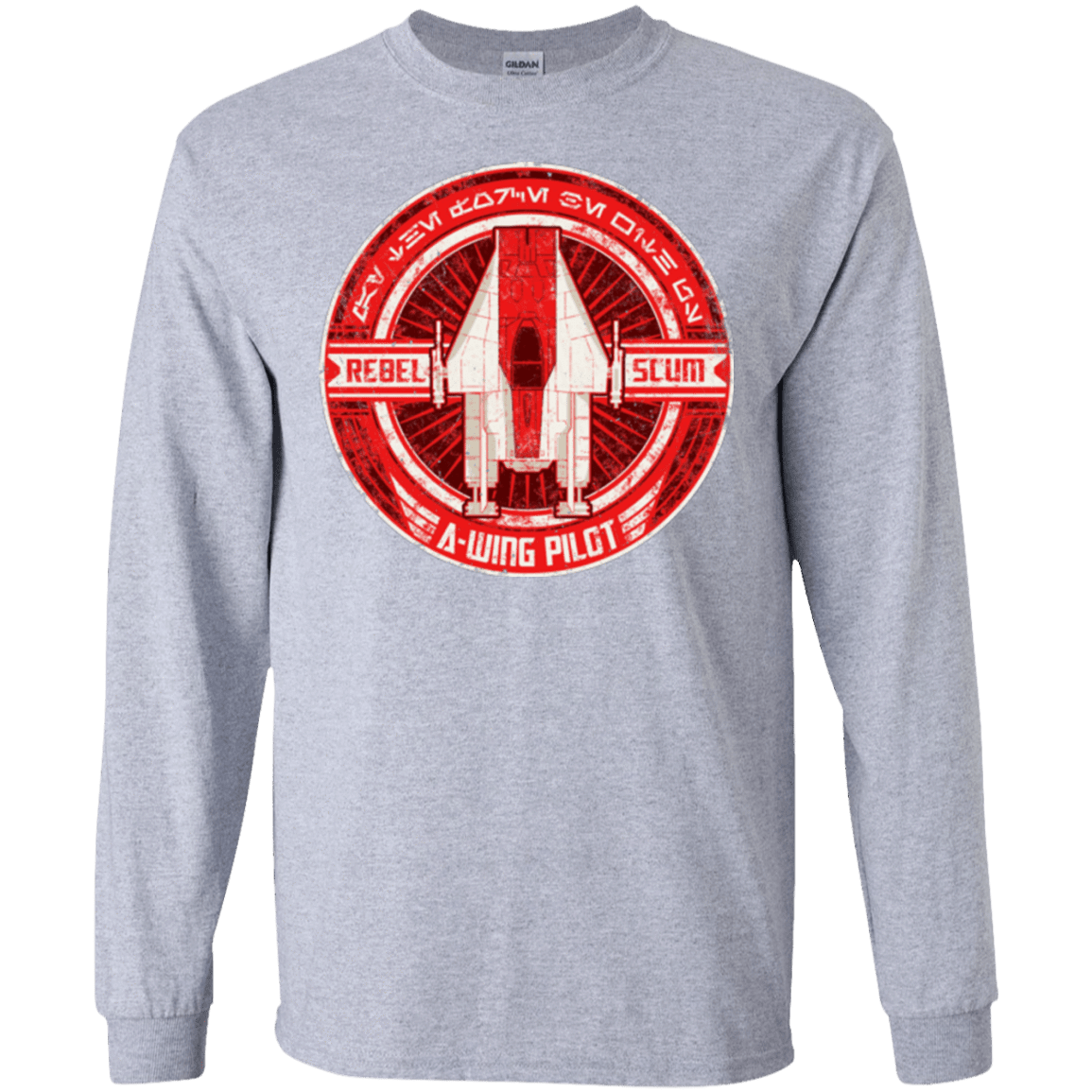 T-Shirts Sport Grey / S A-Wing Men's Long Sleeve T-Shirt