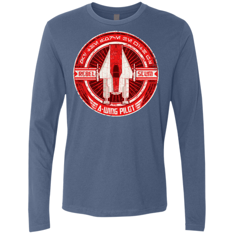 T-Shirts Indigo / S A-Wing Men's Premium Long Sleeve