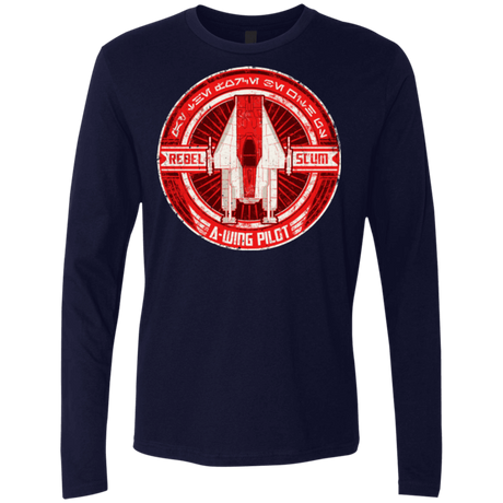 T-Shirts Midnight Navy / S A-Wing Men's Premium Long Sleeve