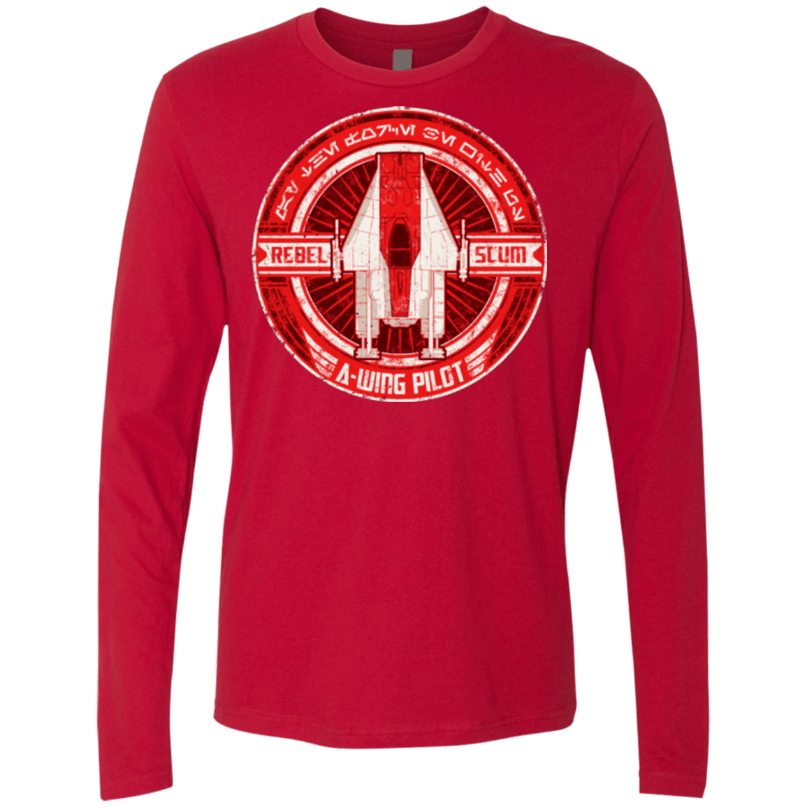 T-Shirts Red / S A-Wing Men's Premium Long Sleeve