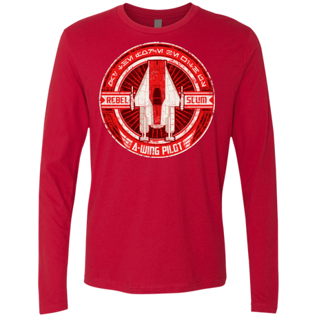 T-Shirts Red / S A-Wing Men's Premium Long Sleeve