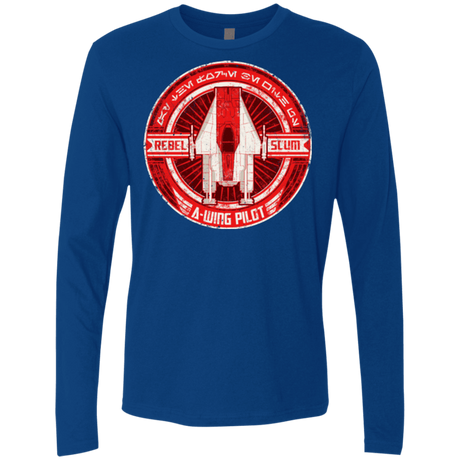 T-Shirts Royal / S A-Wing Men's Premium Long Sleeve