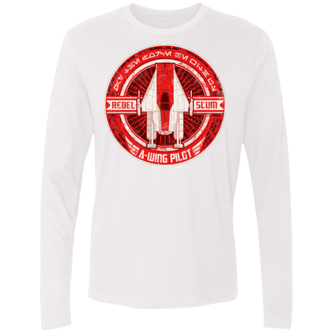 T-Shirts White / S A-Wing Men's Premium Long Sleeve