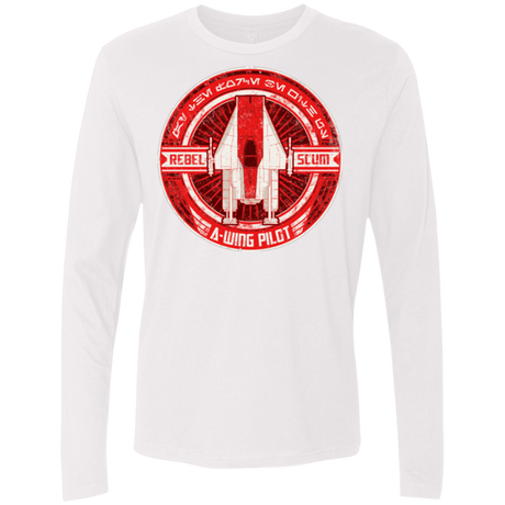 T-Shirts White / S A-Wing Men's Premium Long Sleeve