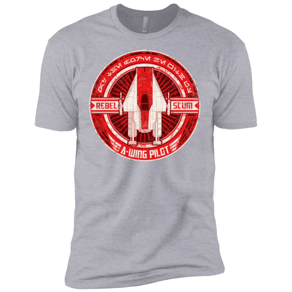 T-Shirts Heather Grey / X-Small A-Wing Men's Premium T-Shirt