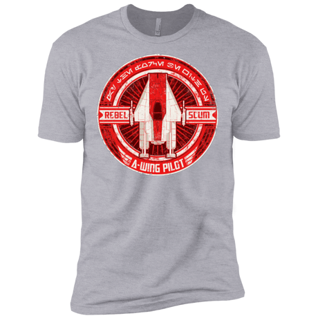 T-Shirts Heather Grey / X-Small A-Wing Men's Premium T-Shirt