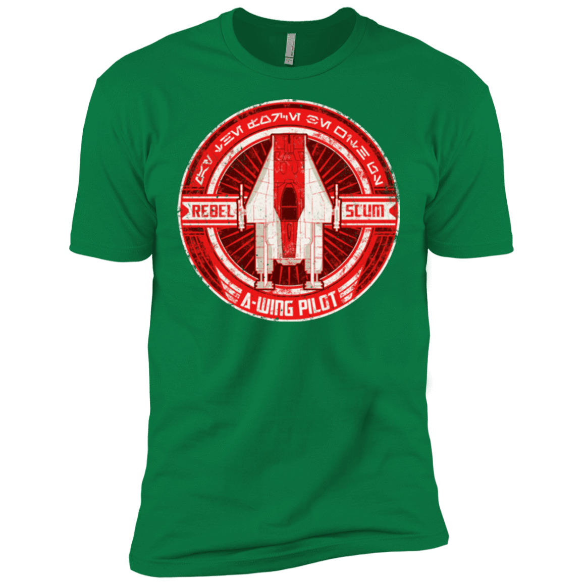 T-Shirts Kelly Green / X-Small A-Wing Men's Premium T-Shirt