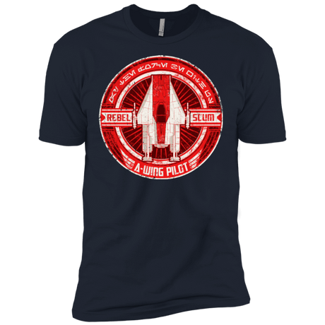 T-Shirts Midnight Navy / X-Small A-Wing Men's Premium T-Shirt