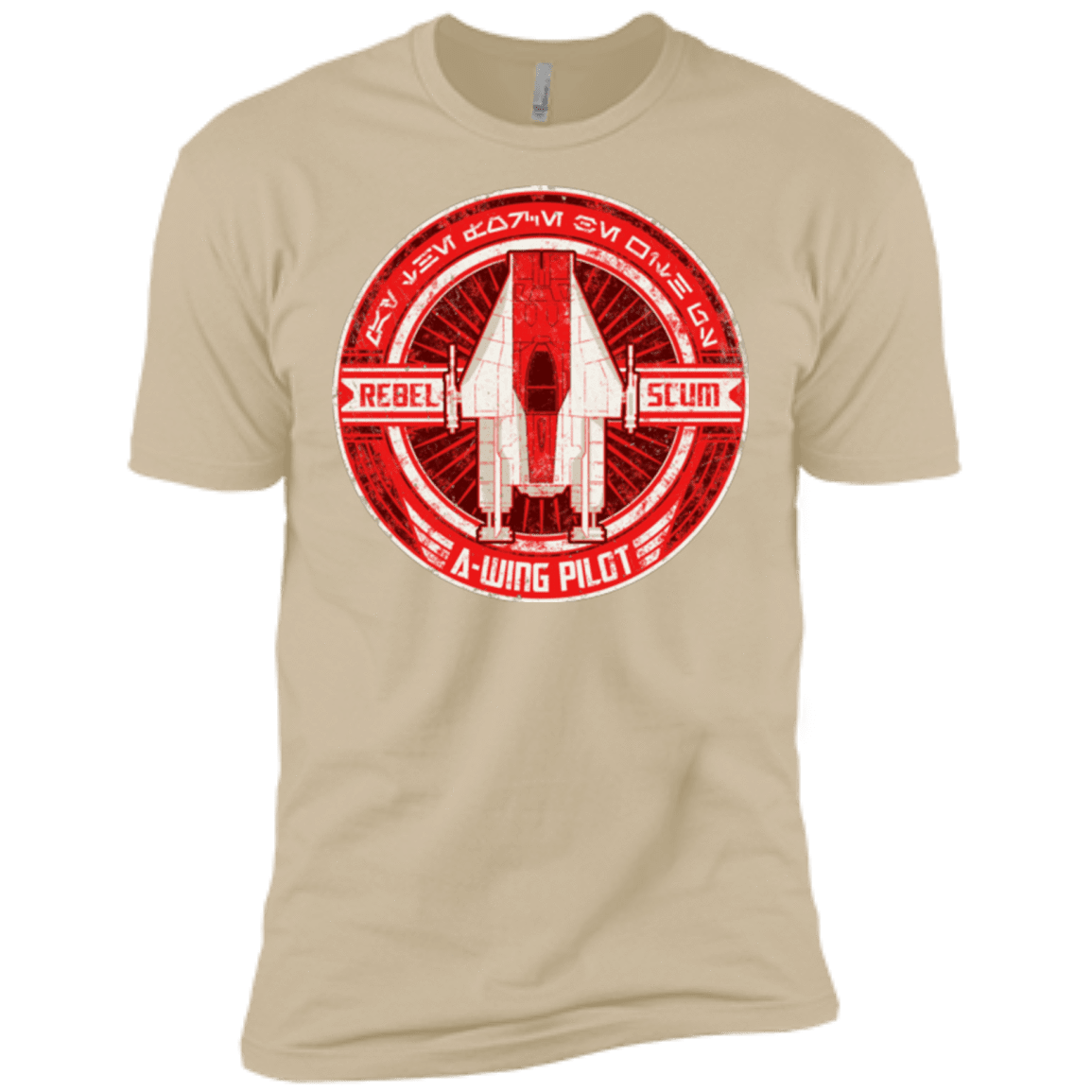 T-Shirts Sand / X-Small A-Wing Men's Premium T-Shirt