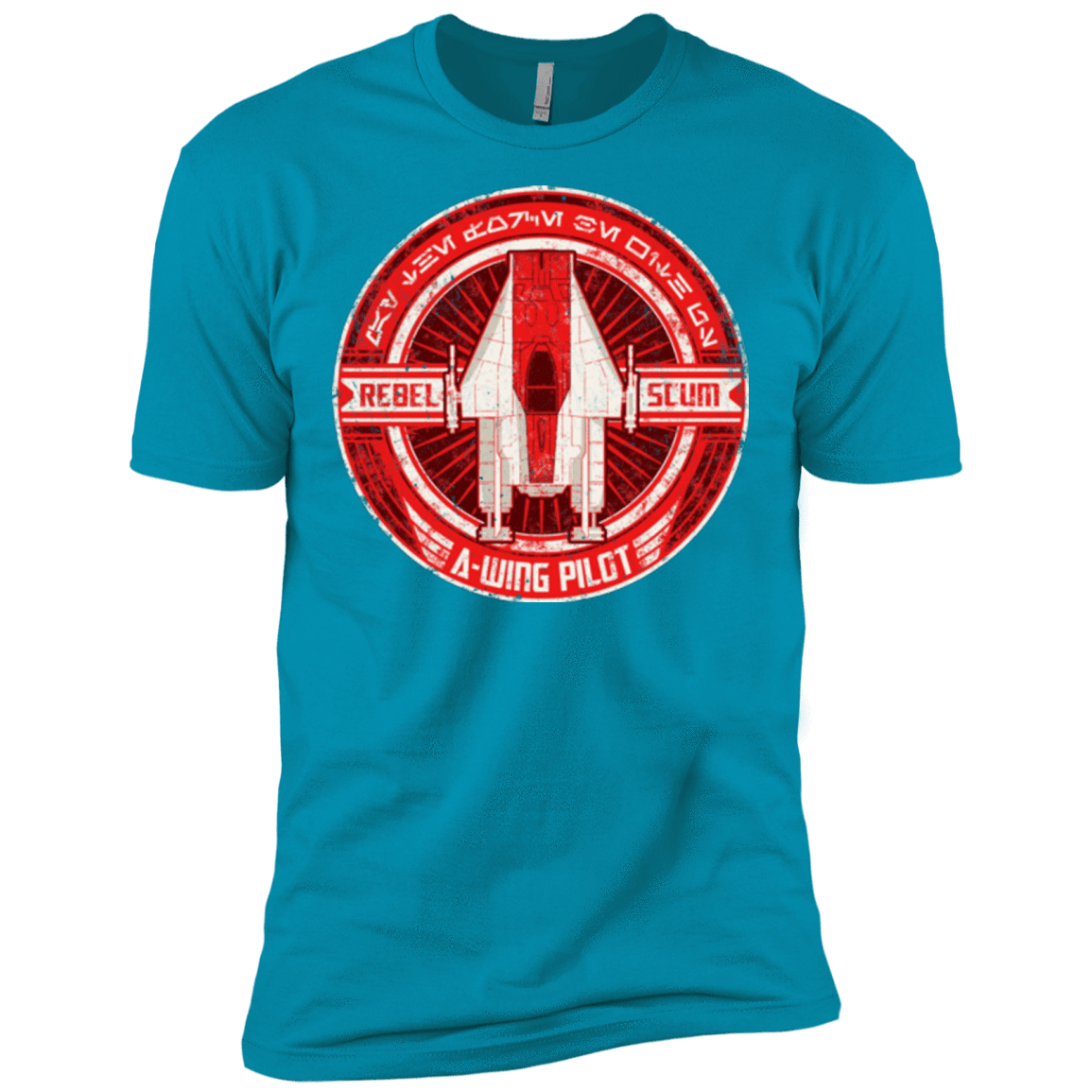 T-Shirts Turquoise / X-Small A-Wing Men's Premium T-Shirt