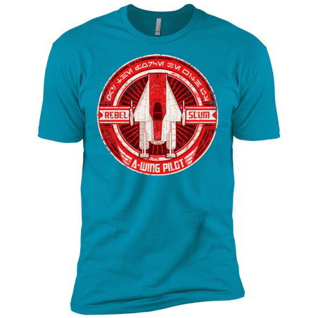 T-Shirts Turquoise / X-Small A-Wing Men's Premium T-Shirt