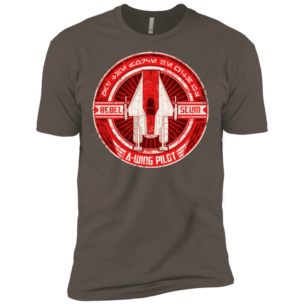 T-Shirts Warm Grey / X-Small A-Wing Men's Premium T-Shirt