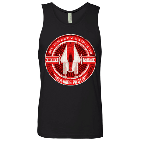 T-Shirts Black / S A-Wing Men's Premium Tank Top