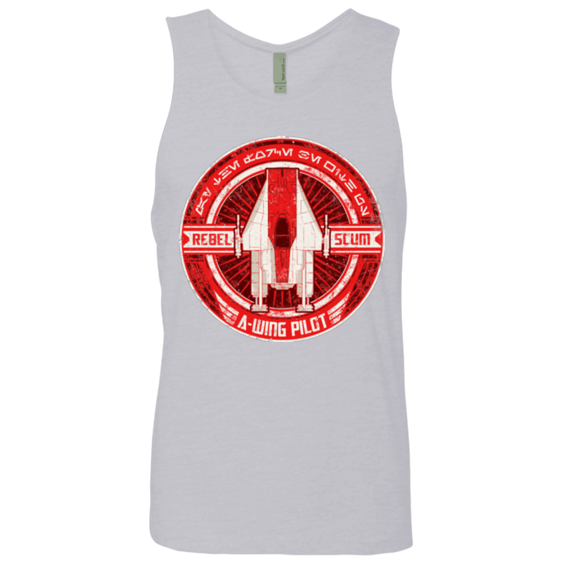 T-Shirts Heather Grey / S A-Wing Men's Premium Tank Top