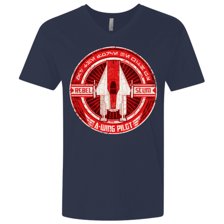 T-Shirts Midnight Navy / X-Small A-Wing Men's Premium V-Neck