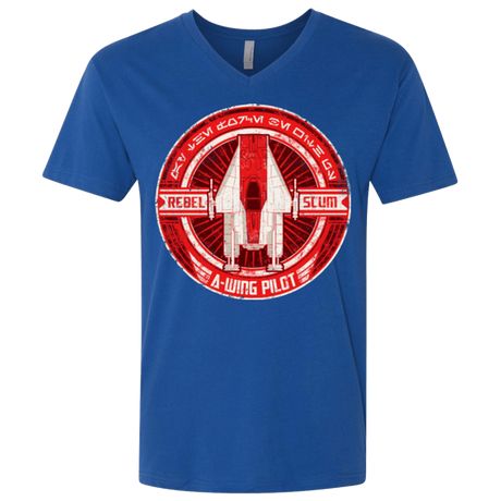 T-Shirts Royal / X-Small A-Wing Men's Premium V-Neck