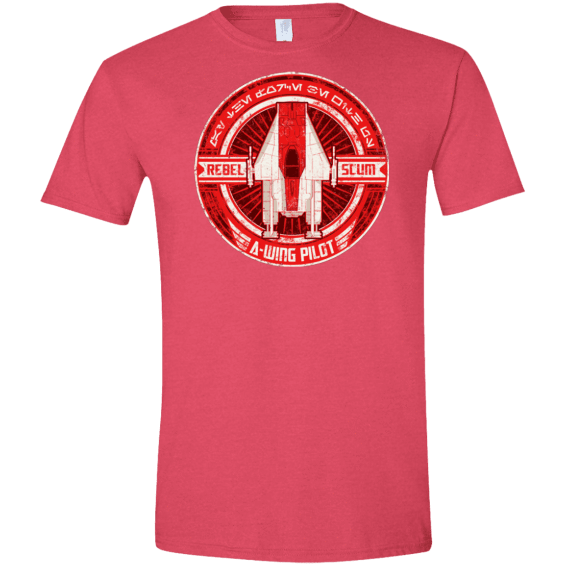 T-Shirts Heather Red / S A-Wing Men's Semi-Fitted Softstyle