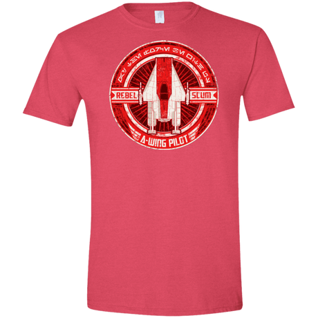 T-Shirts Heather Red / S A-Wing Men's Semi-Fitted Softstyle