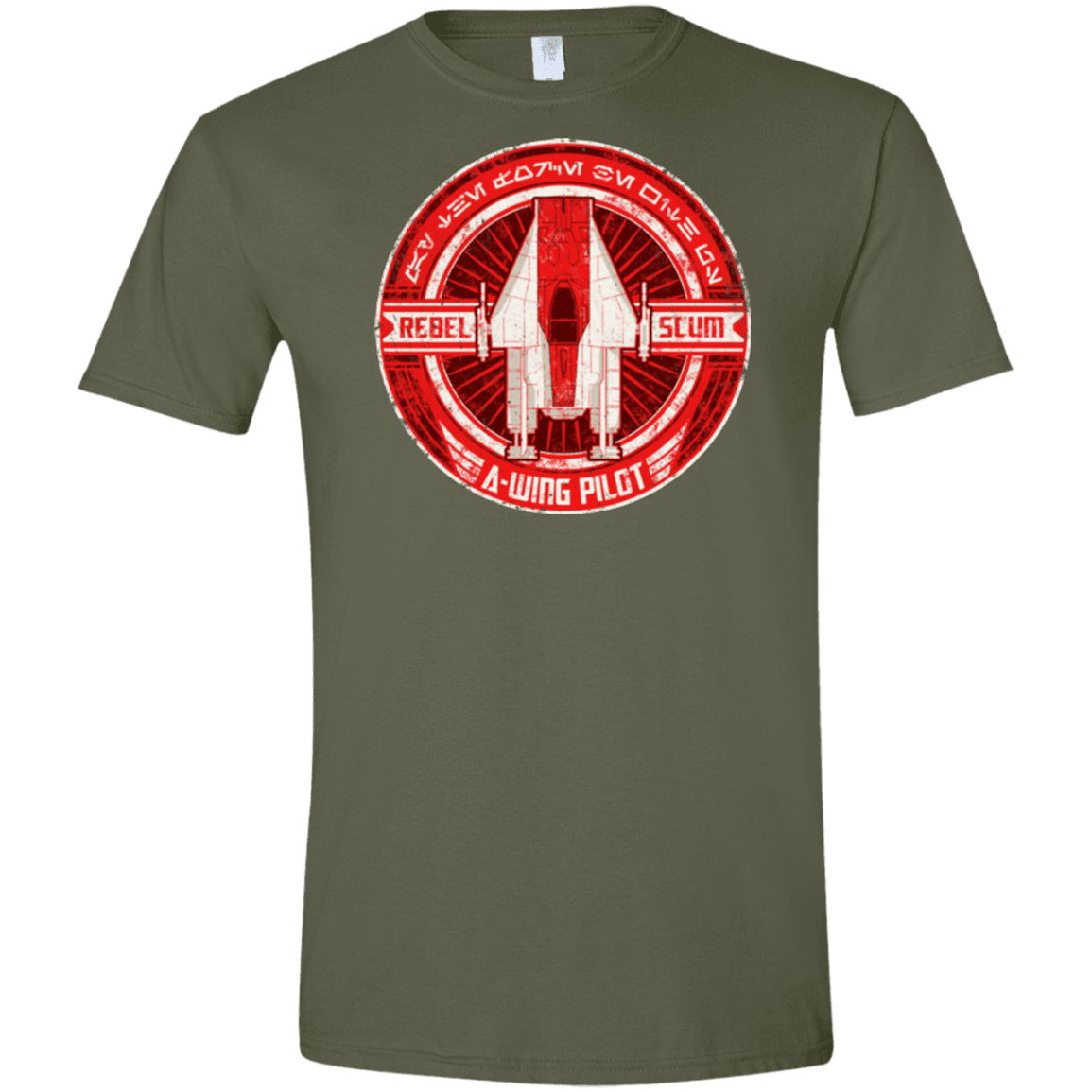 T-Shirts Military Green / S A-Wing Men's Semi-Fitted Softstyle