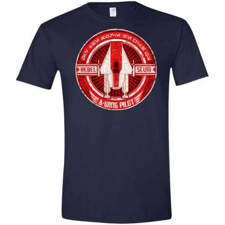 T-Shirts Navy / X-Small A-Wing Men's Semi-Fitted Softstyle