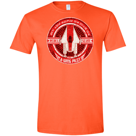 T-Shirts Orange / S A-Wing Men's Semi-Fitted Softstyle