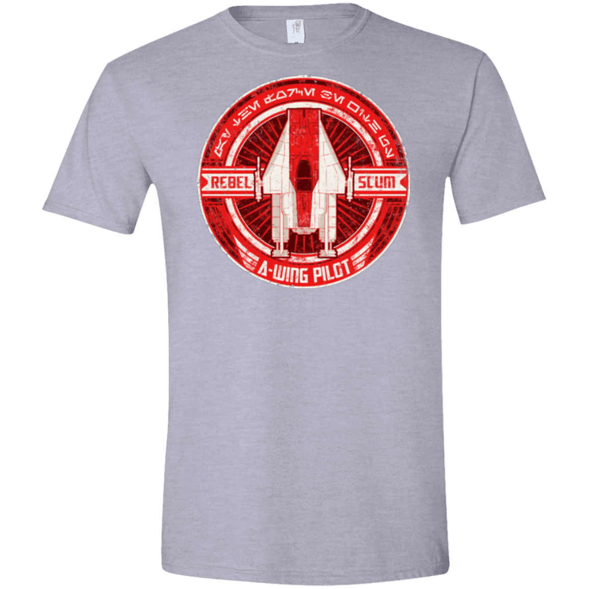 T-Shirts Sport Grey / X-Small A-Wing Men's Semi-Fitted Softstyle