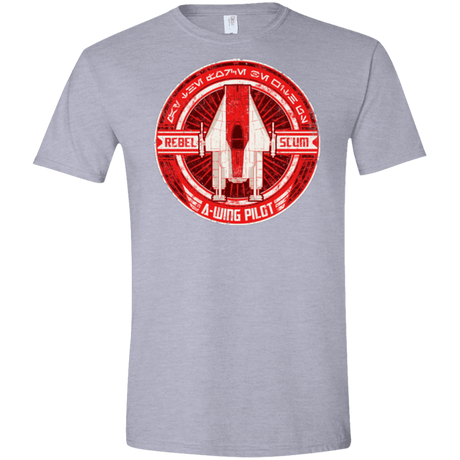 T-Shirts Sport Grey / X-Small A-Wing Men's Semi-Fitted Softstyle