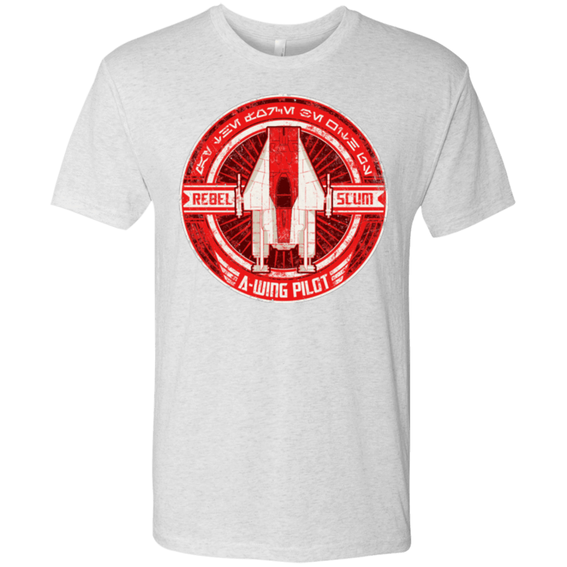 T-Shirts Heather White / S A-Wing Men's Triblend T-Shirt