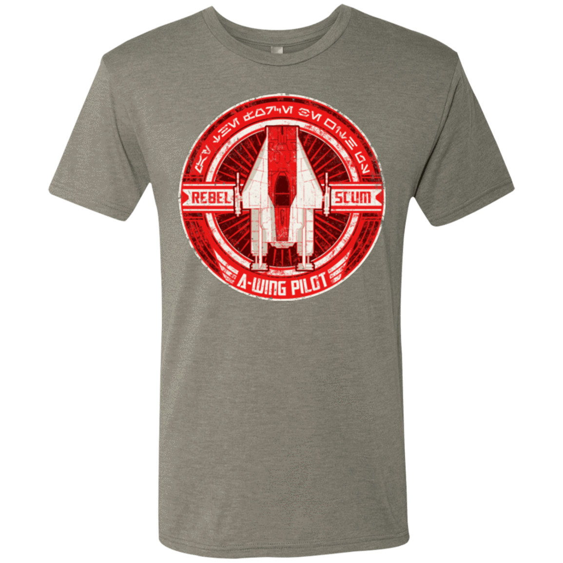 T-Shirts Venetian Grey / S A-Wing Men's Triblend T-Shirt