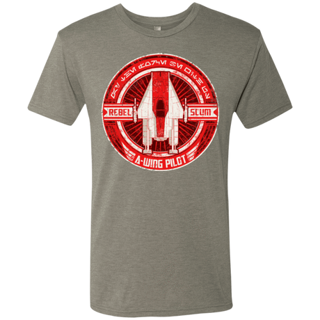 T-Shirts Venetian Grey / S A-Wing Men's Triblend T-Shirt