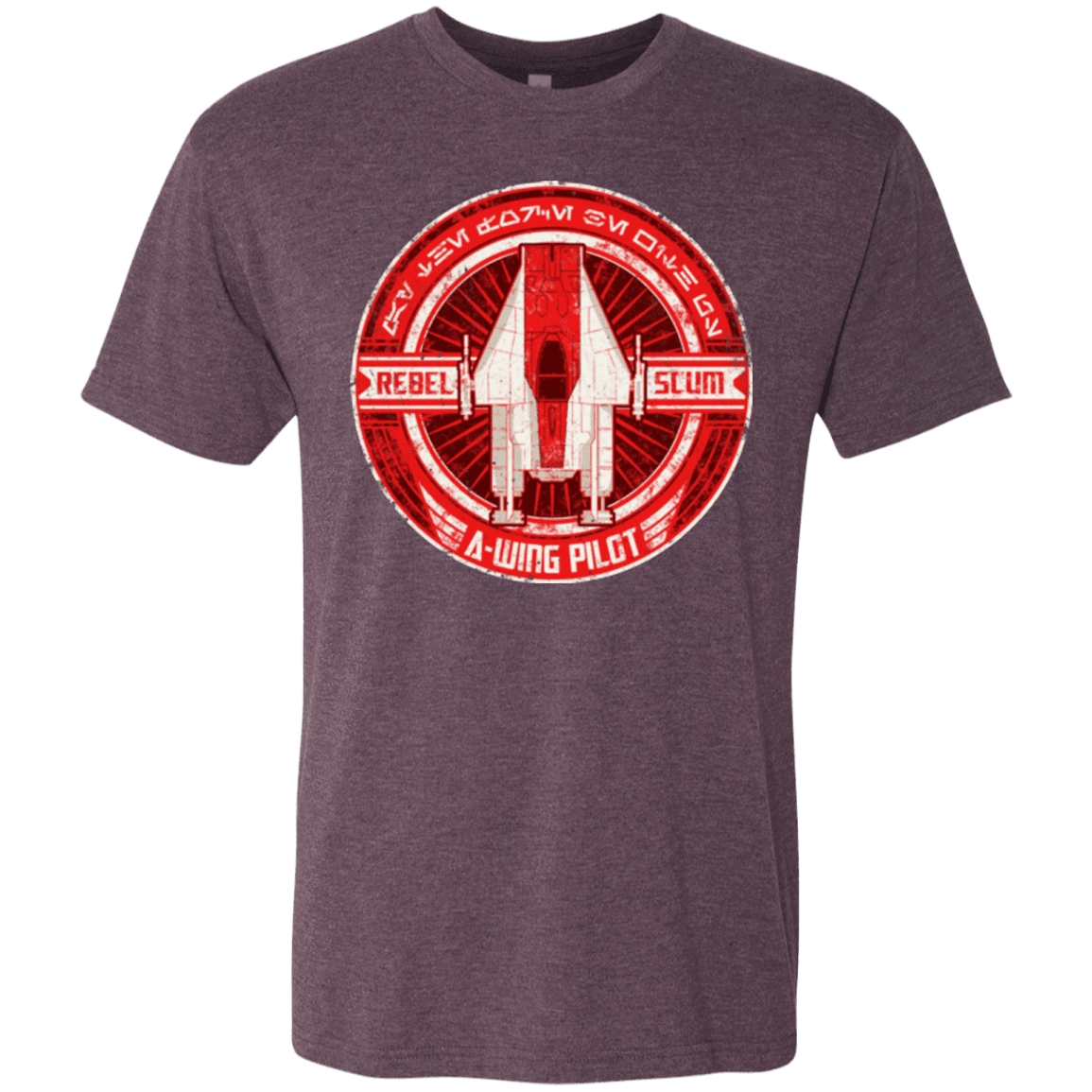 T-Shirts Vintage Purple / S A-Wing Men's Triblend T-Shirt