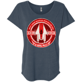 T-Shirts Indigo / X-Small A-Wing Triblend Dolman Sleeve