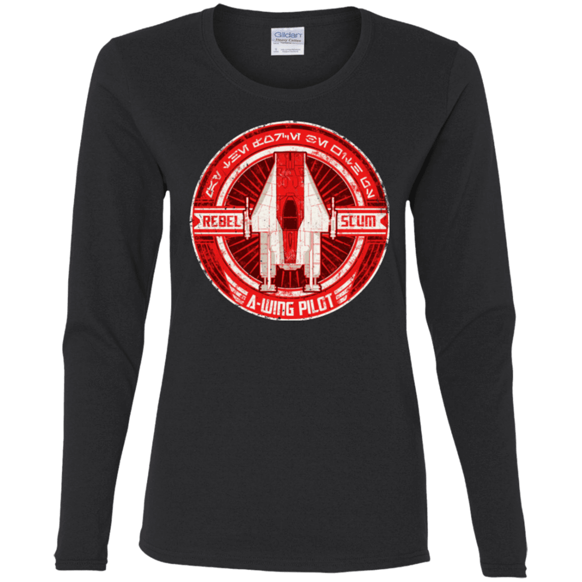 T-Shirts Black / S A-Wing Women's Long Sleeve T-Shirt