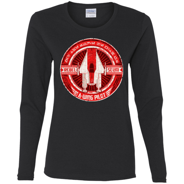 T-Shirts Black / S A-Wing Women's Long Sleeve T-Shirt