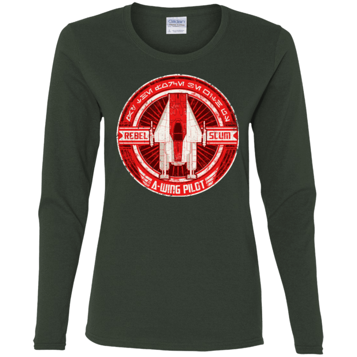 T-Shirts Forest / S A-Wing Women's Long Sleeve T-Shirt