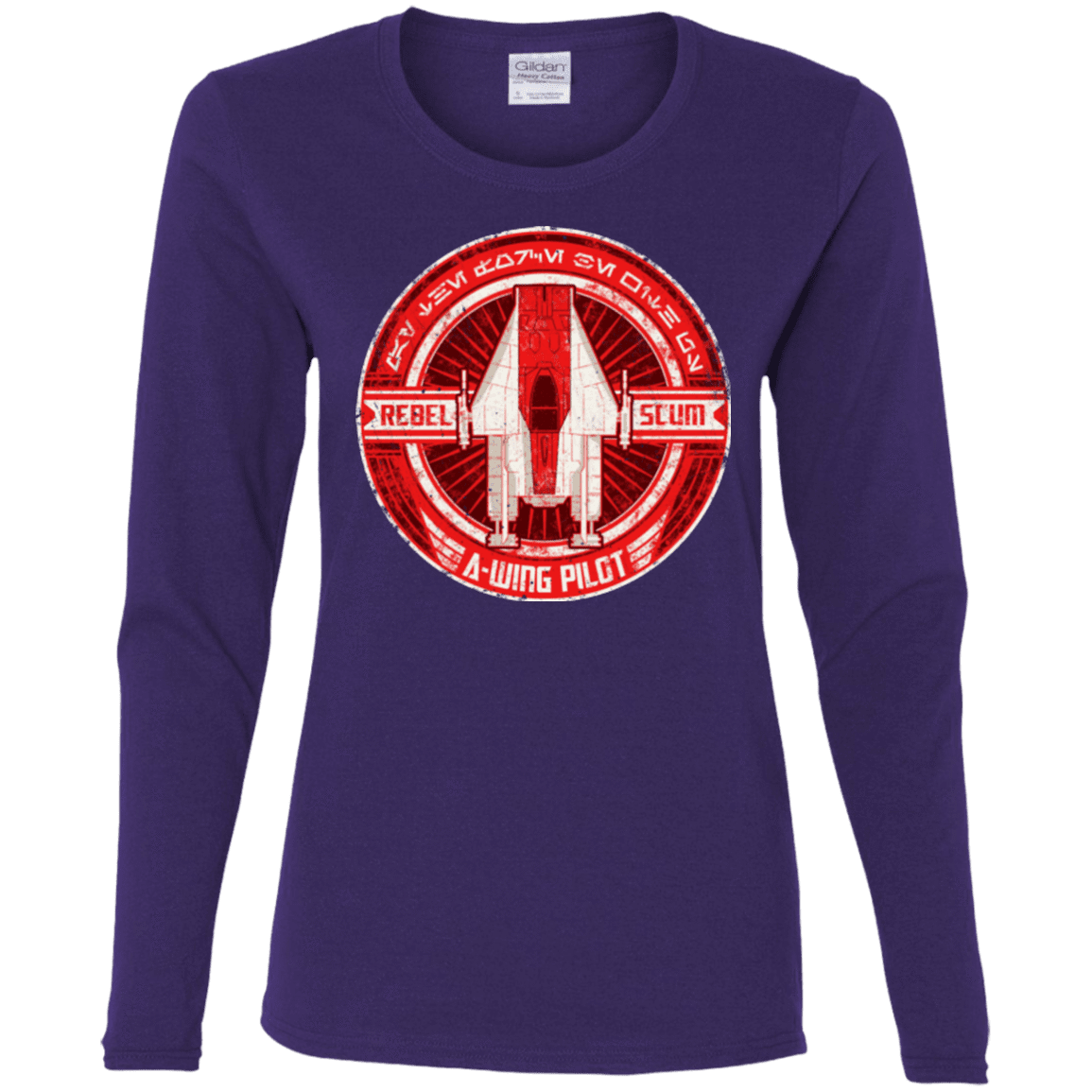 T-Shirts Purple / S A-Wing Women's Long Sleeve T-Shirt