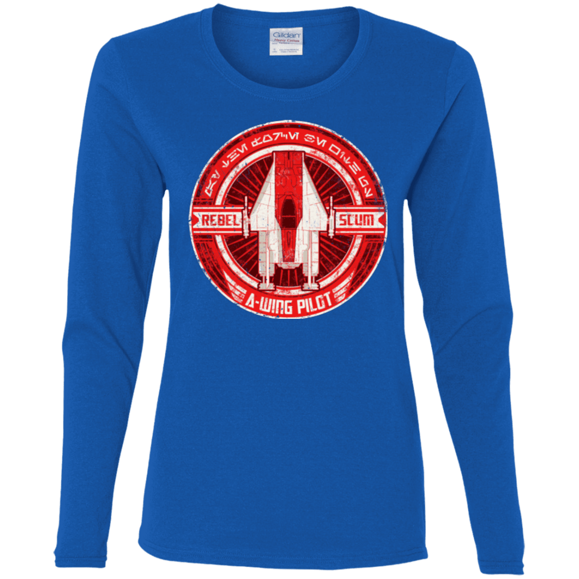 T-Shirts Royal / S A-Wing Women's Long Sleeve T-Shirt