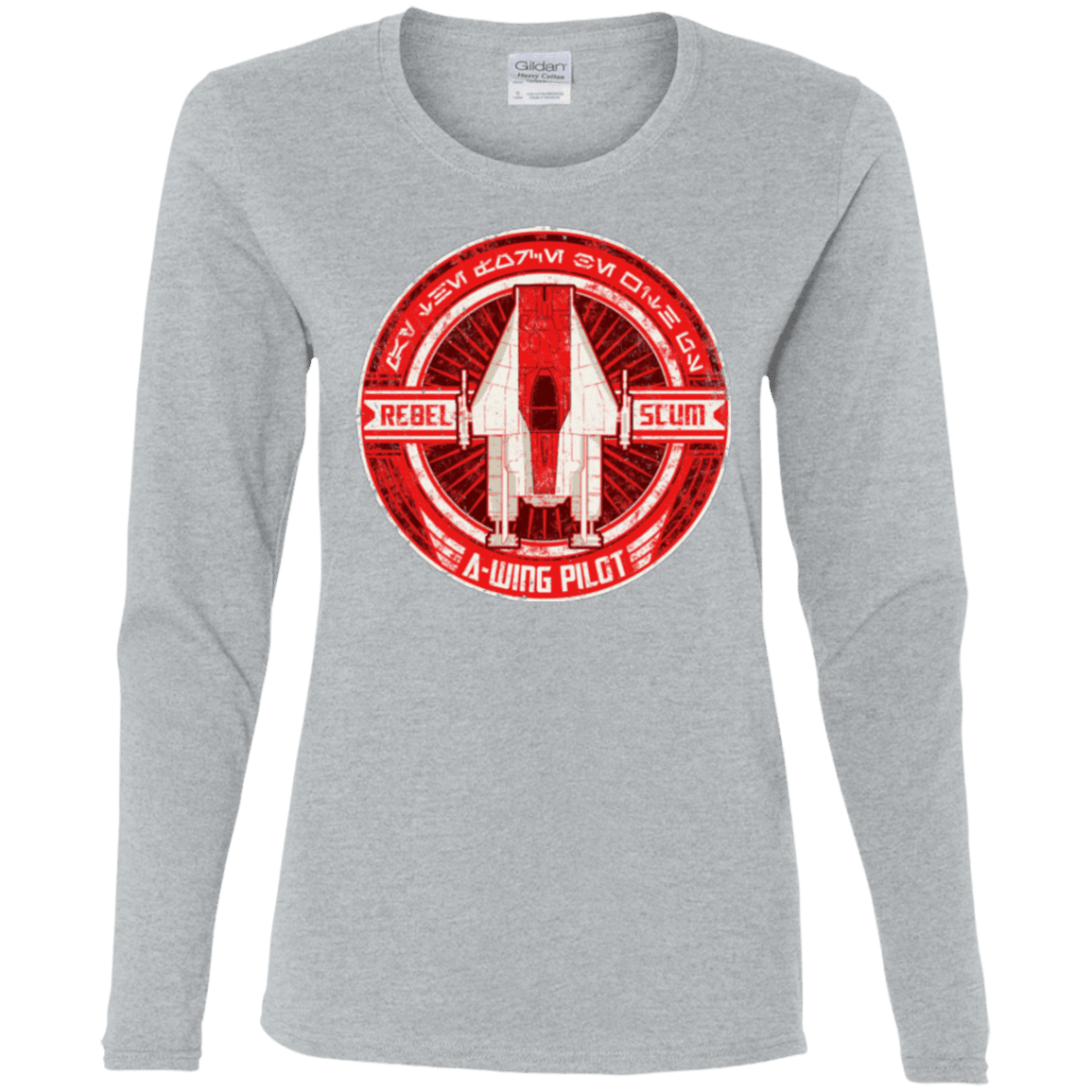 T-Shirts Sport Grey / S A-Wing Women's Long Sleeve T-Shirt