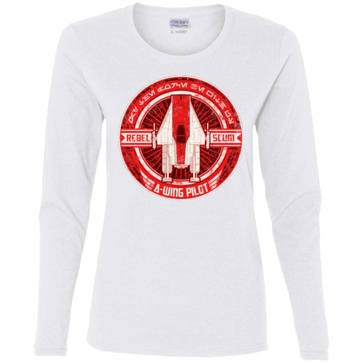 T-Shirts White / S A-Wing Women's Long Sleeve T-Shirt