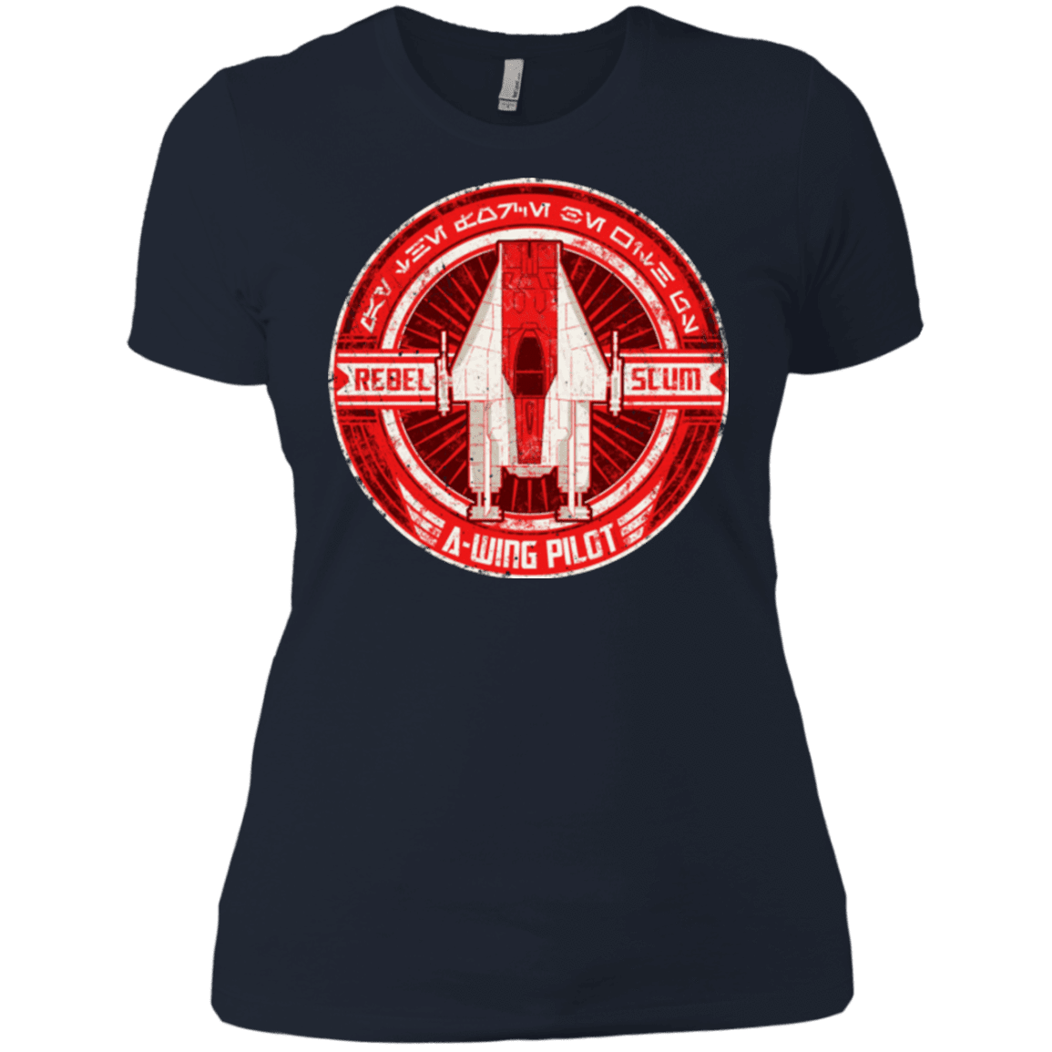 T-Shirts Midnight Navy / X-Small A-Wing Women's Premium T-Shirt