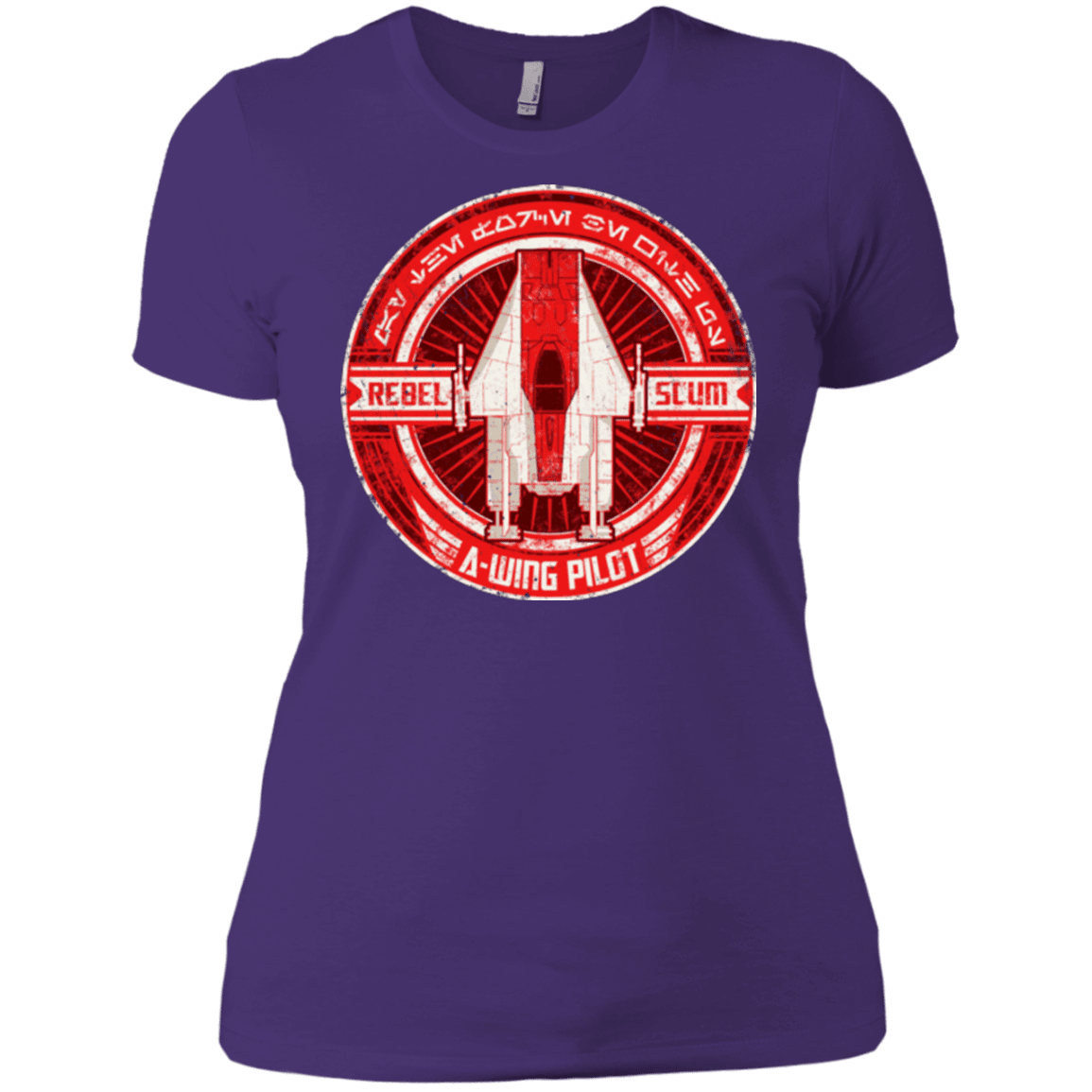 T-Shirts Purple Rush/ / X-Small A-Wing Women's Premium T-Shirt
