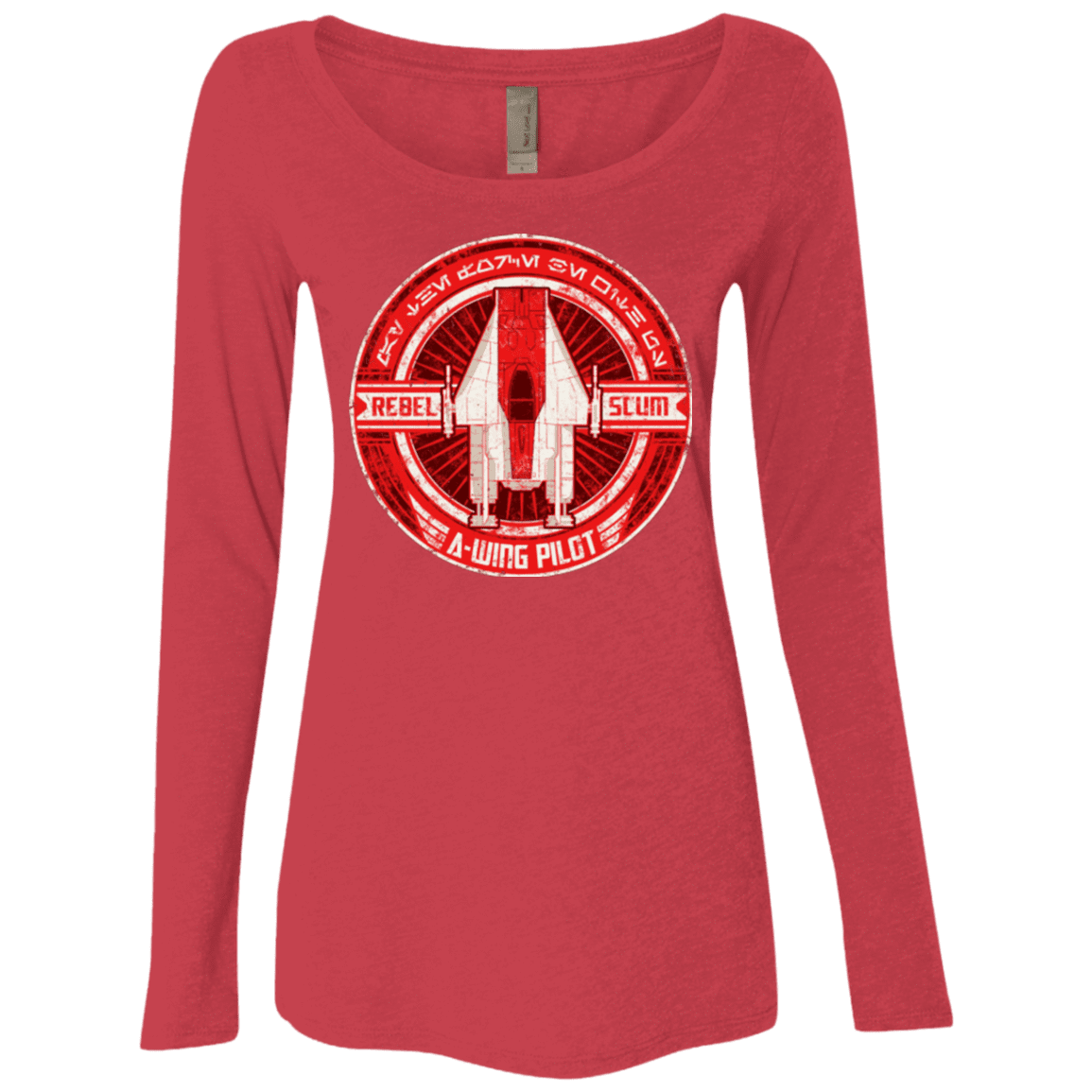T-Shirts Vintage Red / S A-Wing Women's Triblend Long Sleeve Shirt
