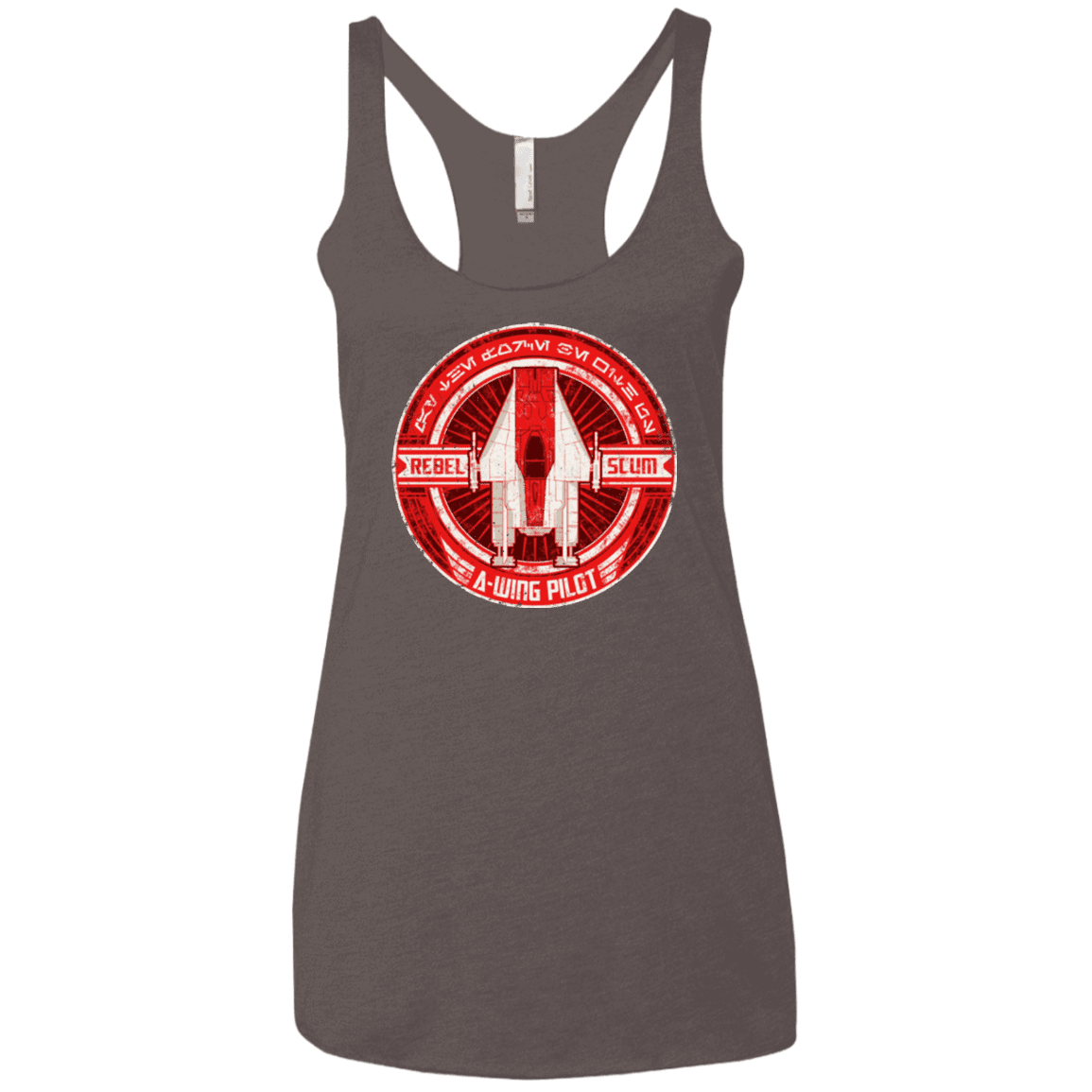 T-Shirts Macchiato / X-Small A-Wing Women's Triblend Racerback Tank