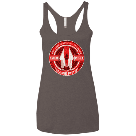 T-Shirts Macchiato / X-Small A-Wing Women's Triblend Racerback Tank