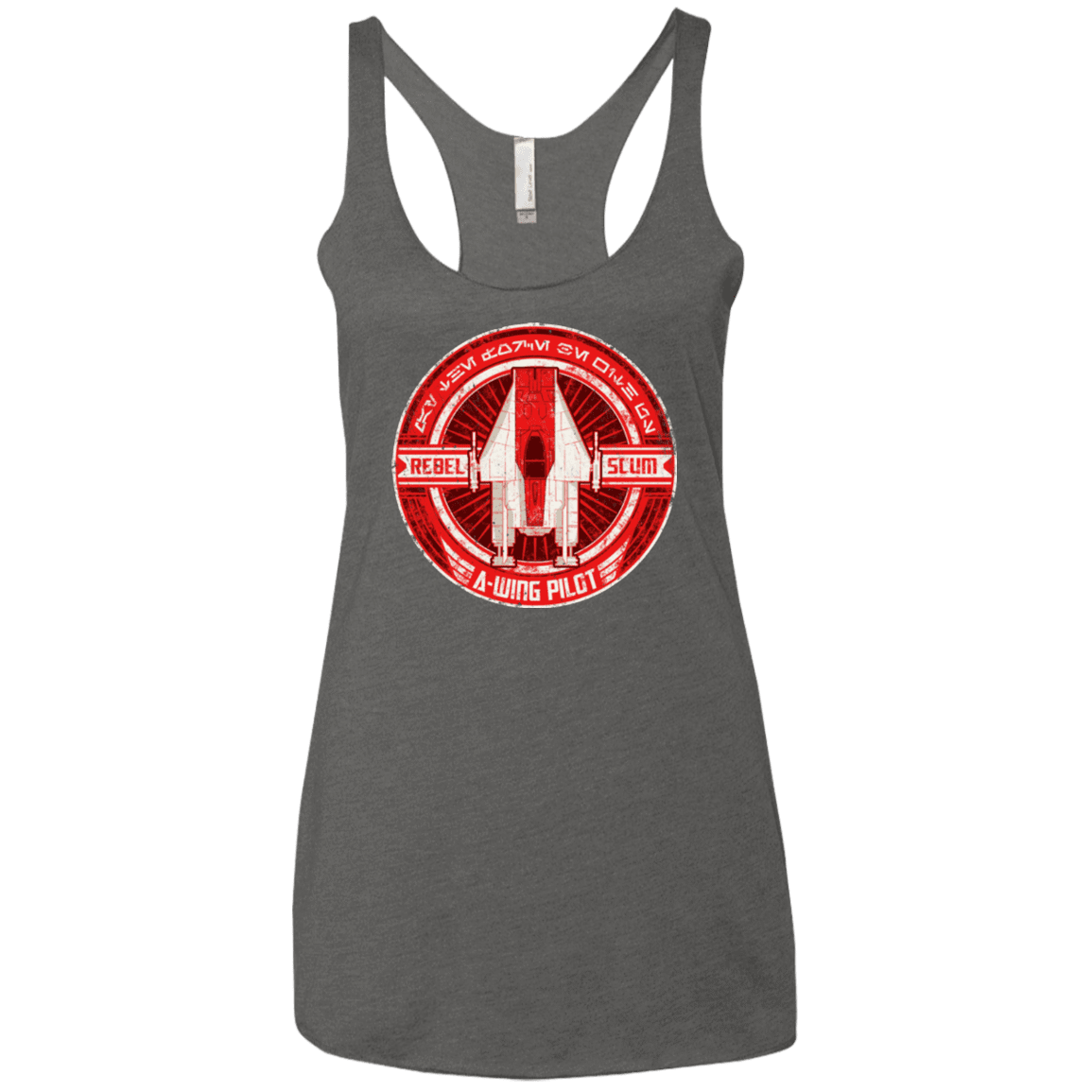 T-Shirts Premium Heather / X-Small A-Wing Women's Triblend Racerback Tank